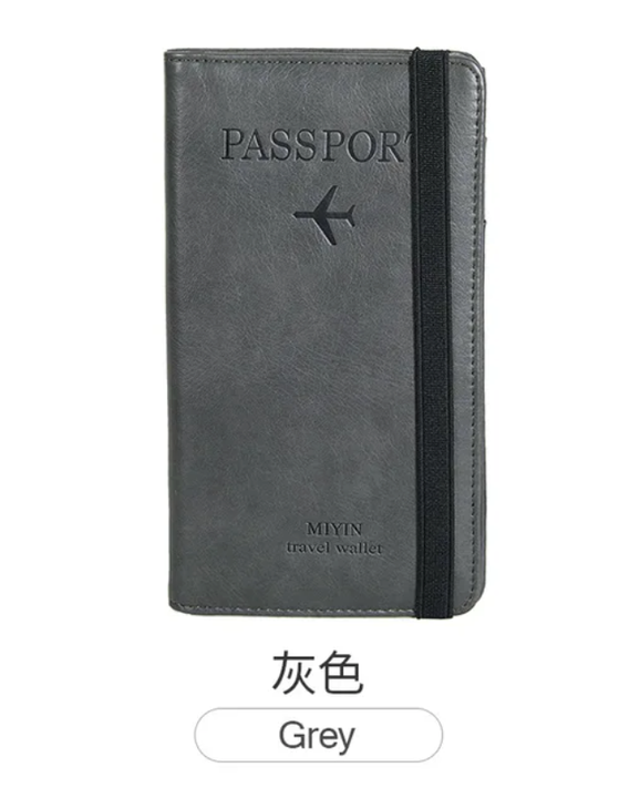 Secure Travels Leather Passport Case